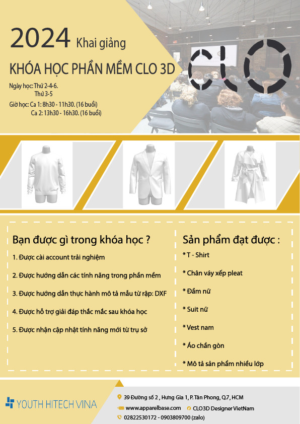 KHÓA HỌC PHẦN MỀM CLO 3D